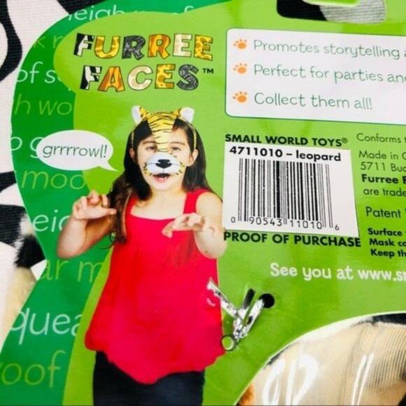 5 for $25| Furree Faces Leopard Animal Headband Mask - Picture 3 of 6